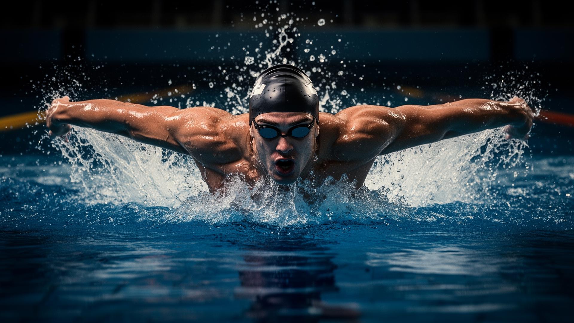 Butterfly swimmer